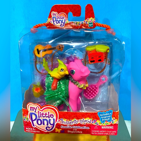 MY LITTLE PONY G3 NWT VTG 2004 BUTTERFLY ISLAND SEASIDE CELEBRATION SKYWISHES - Picture 1 of 15